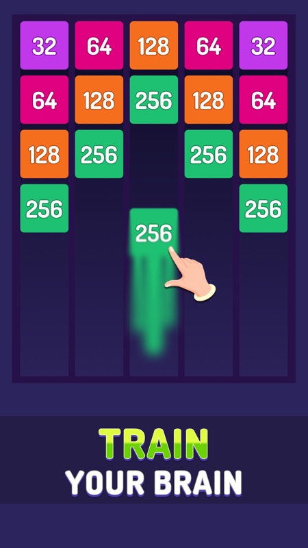 X2 Blocks: 2048 Number Match screenshot 1