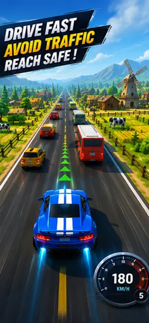 Traffic Master Car Drive Games screenshot 2