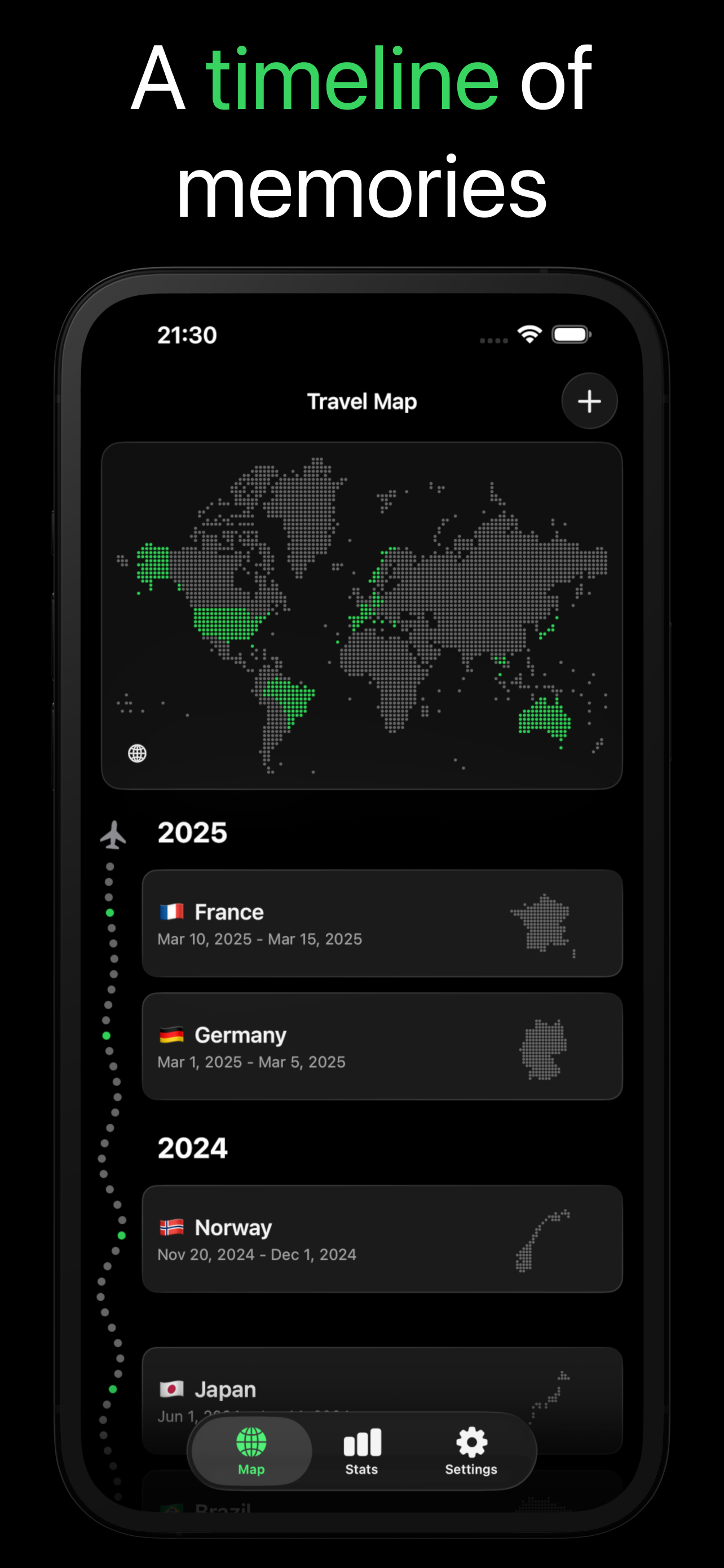 Dotted - Travel Tracker Map