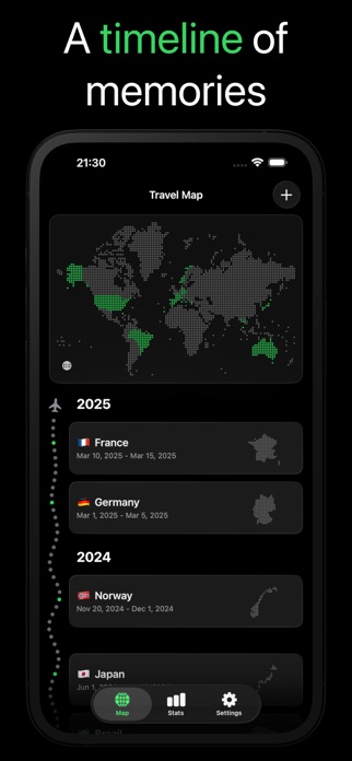 Dotted - Travel Tracker Map Screenshot 4 of 5