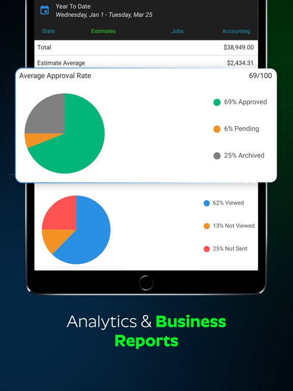 WorkQuote: Estimate & Invoice iPad screenshot 9 - Business app