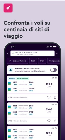 momondo: Voli, Hotel, Auto screenshot 2