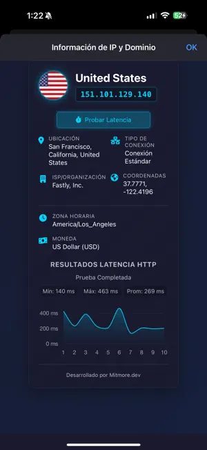 IP Domain Flag Info screenshot 3