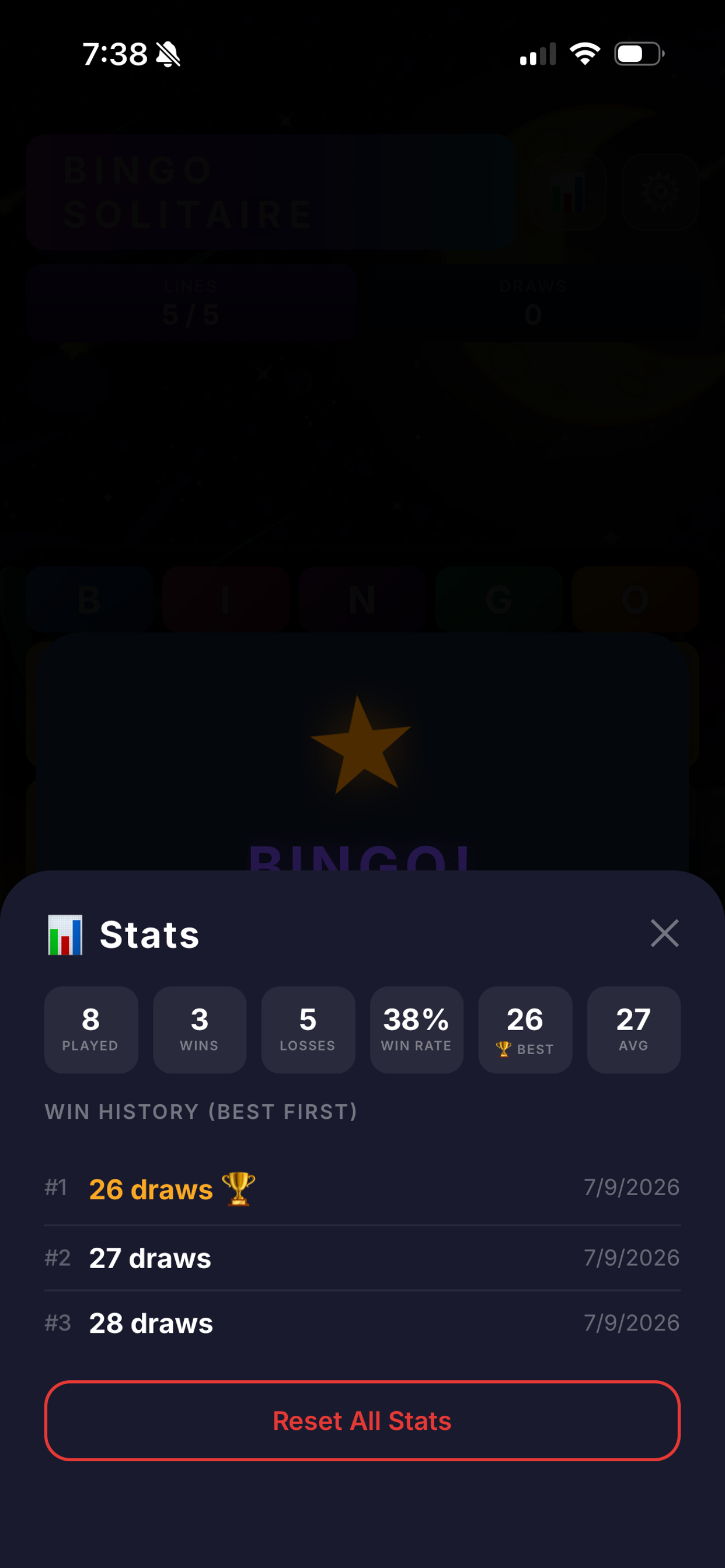 Bingo Solitaire 2026 screenshot 4
