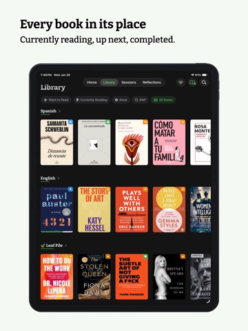 Kiveo: Book & Reading Journal ipad screenshot 4