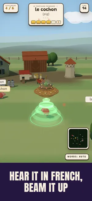 Learn French Game: Cowsmic screenshot 3