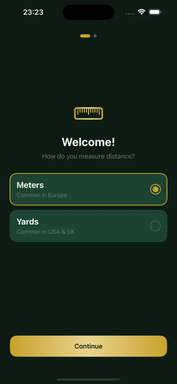 Screenshot #1 pour My Golf Distances