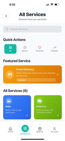 Alow Services screenshot