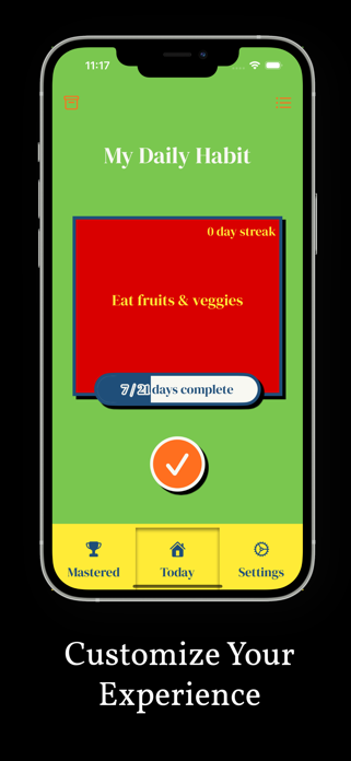 Master One - Habit Builder Screenshot 4 of 5