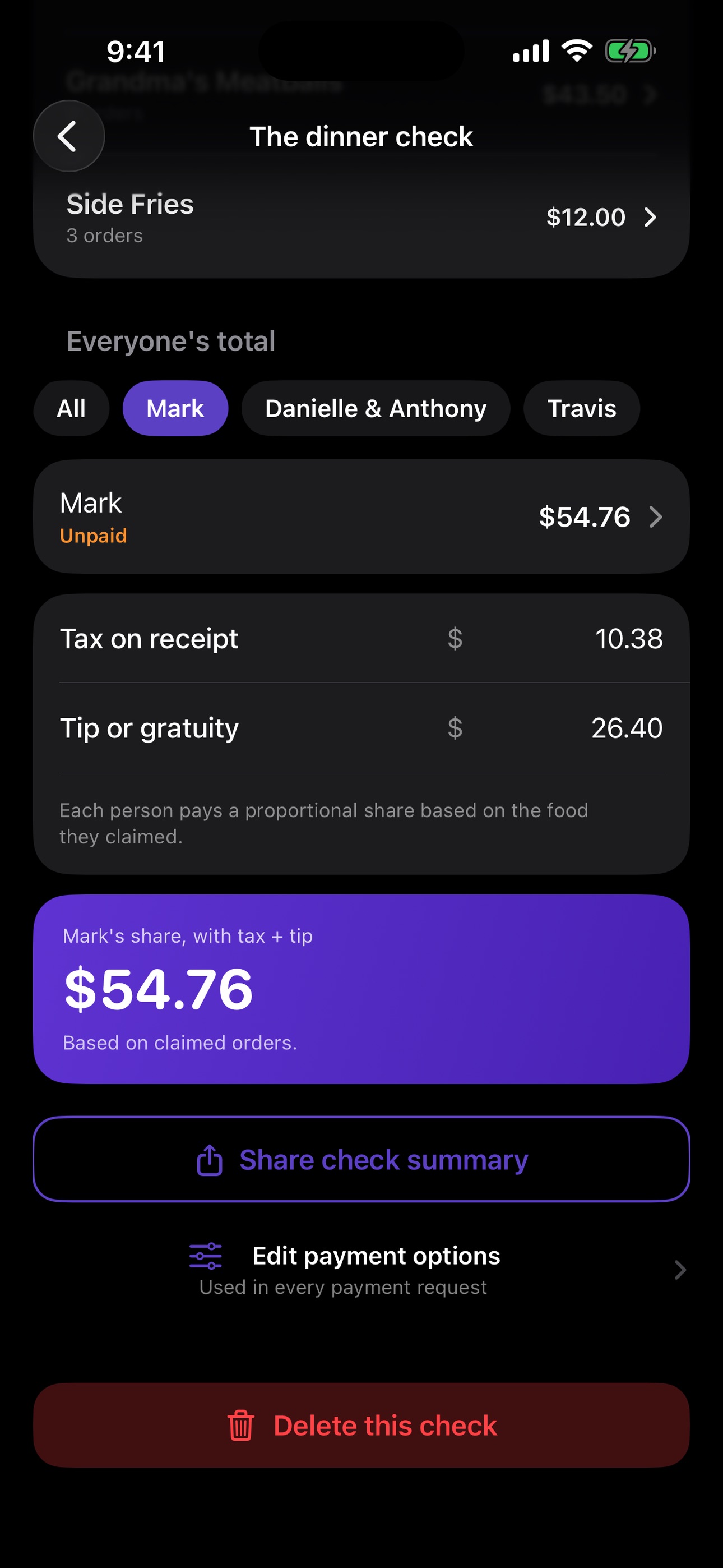 Screenshot 4 of Stiffed: Split the Check