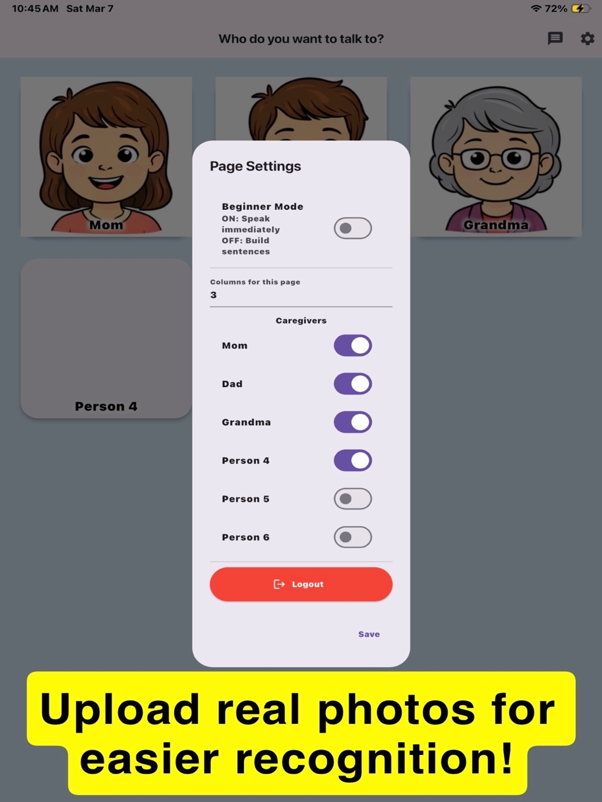 iMusTalk AAC & Messaging app screenshot 10