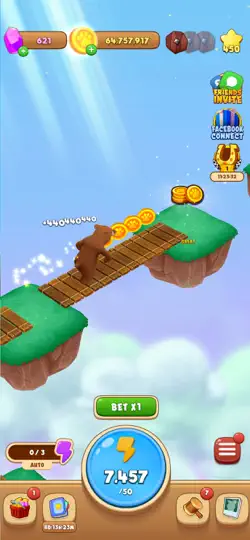 Screenshot von Animal Kingdom: Coin Raid auf dem iPhone 2