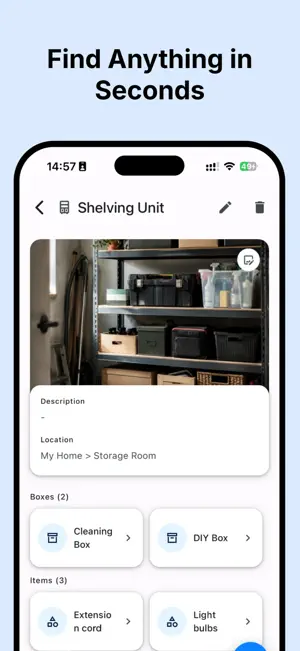 everfind - Home inventory screenshot 1