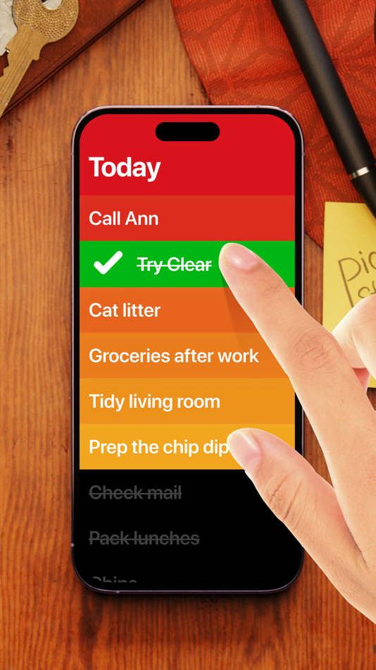 #1. Clear: To Dos & Reminders (iOS) 由: Impending