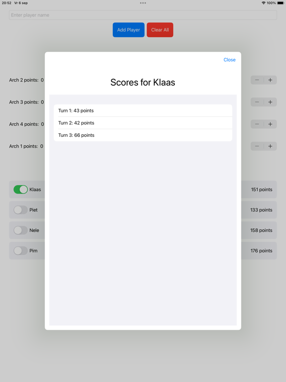 Screenshot #6 pour Sjoelen Score Kaart