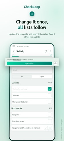 CheckLoop: Reusable Checklists screenshot