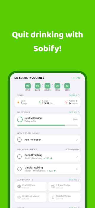 Alcohol Tracker - Sobify Screenshot 1 of 5
