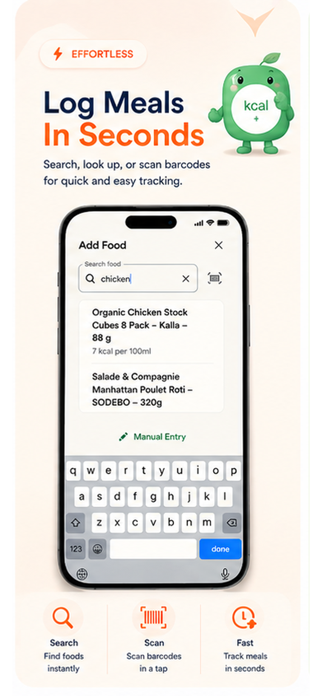 The Simple Calorie Counter Screenshot 1 of 5