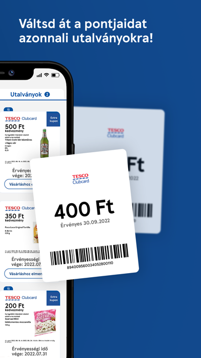 Clubcard Tesco Magyarország Screenshot