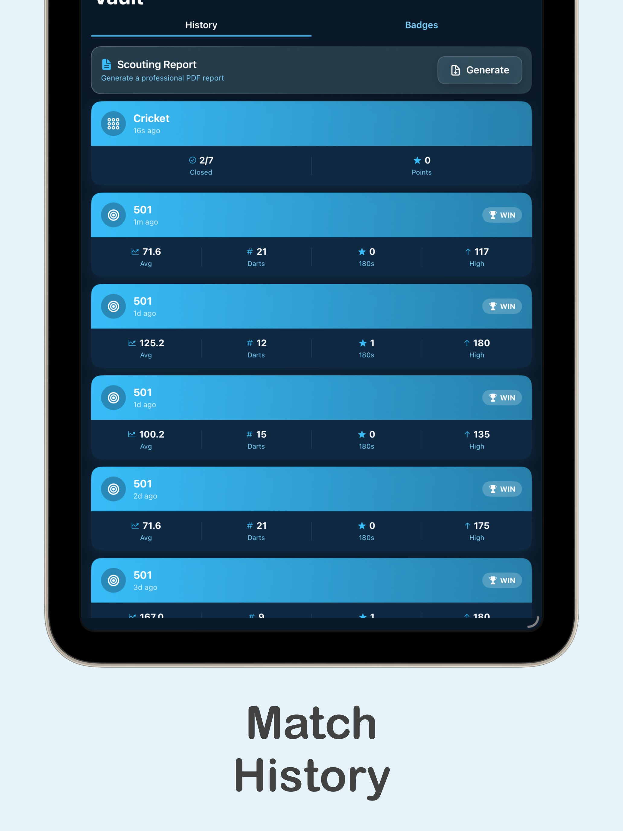 Precision Darts: Scoreboard screenshot 12