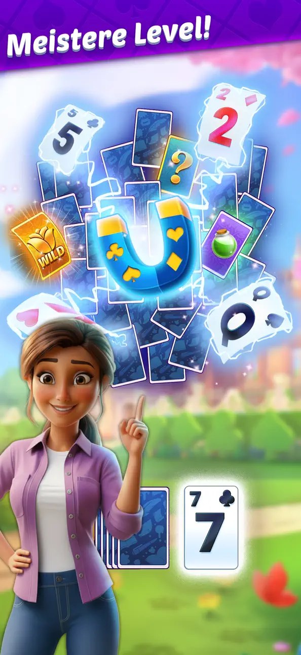 Solitaire Story: Ava's Manor iOS Mod IPA screenshot 2 - iOS game interface