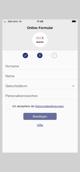 Berliner Beihilfe App Screenshot 6 of 9