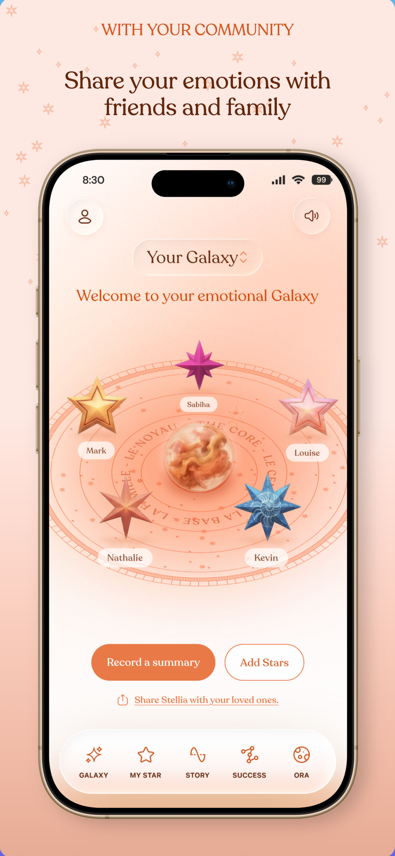 Stellia: Mood & Check in screenshot 4