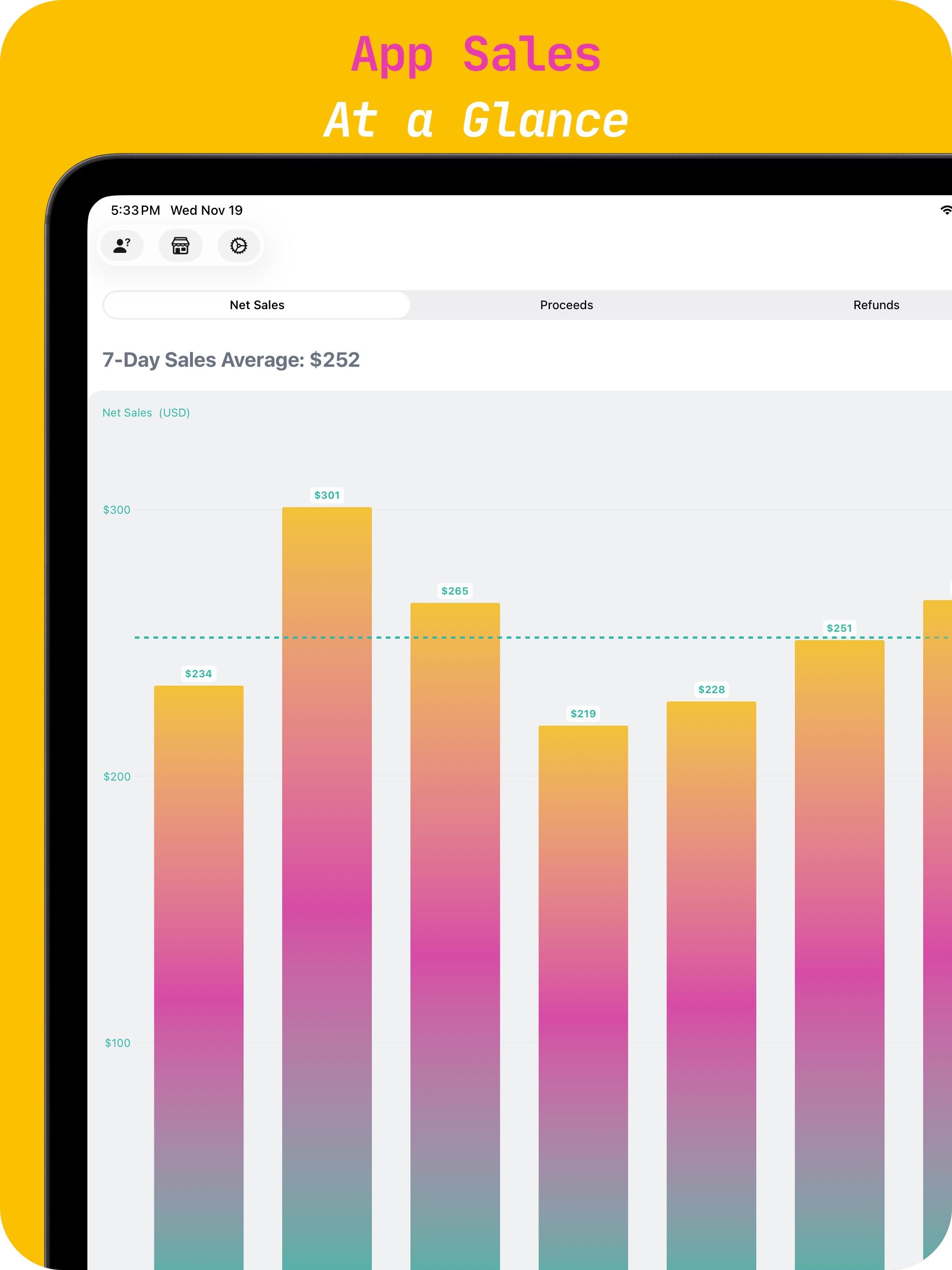 miSales Developer Sales Charts screenshot 6