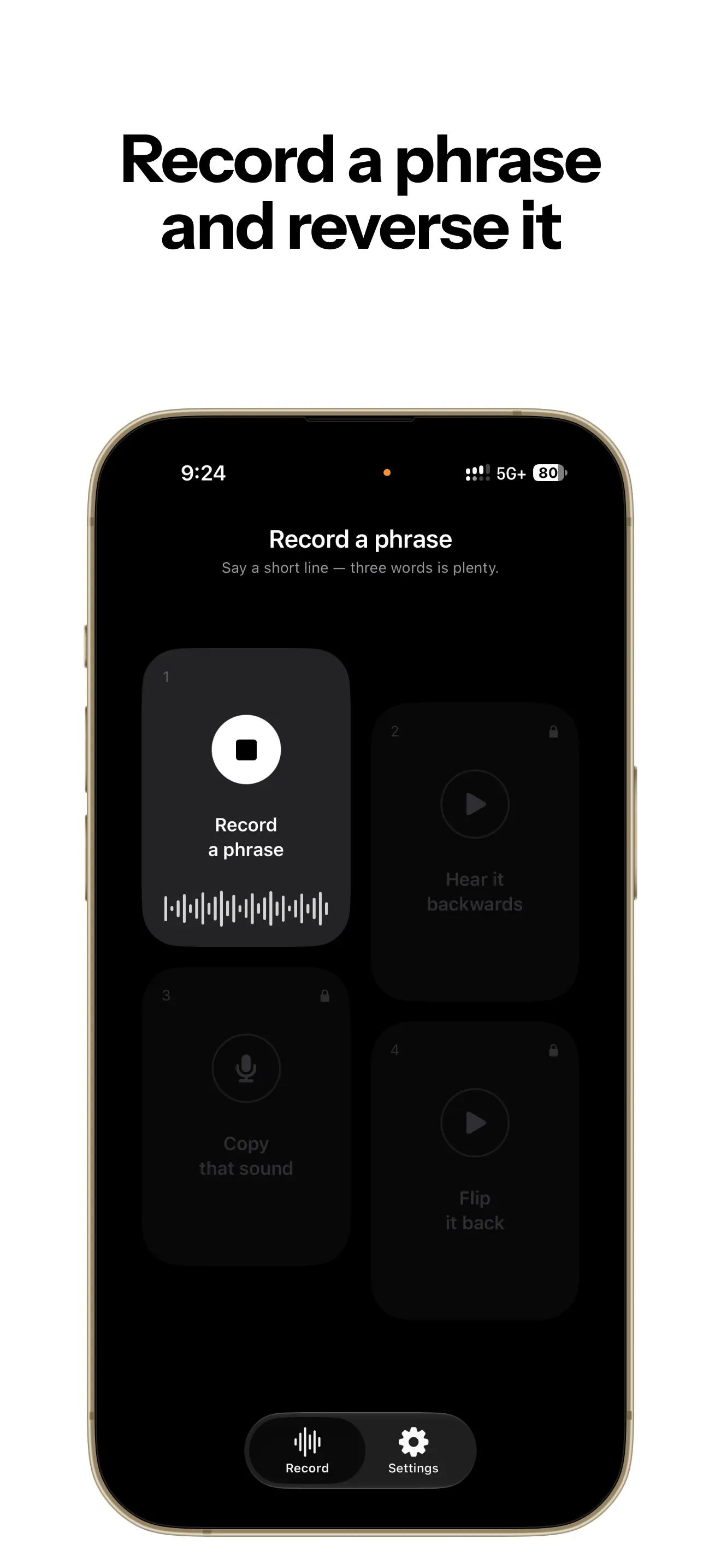 Reverse Singing Audio Player — screenshot 4 of 5