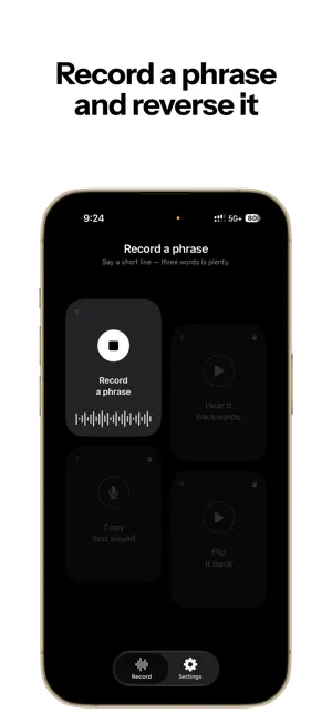 Reverse Singing Audio Player screenshot 4