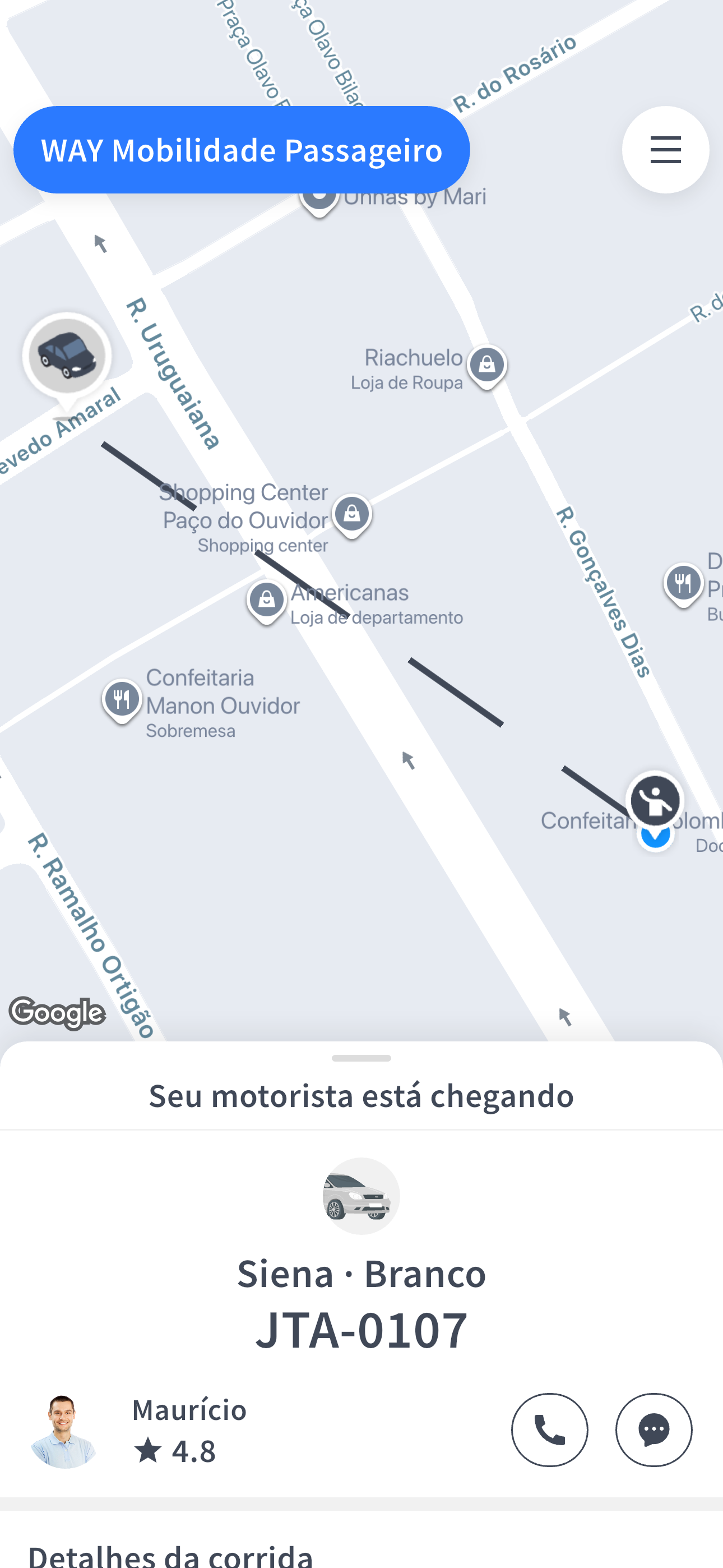 WAY Mobilidade Passageiro screenshot 9