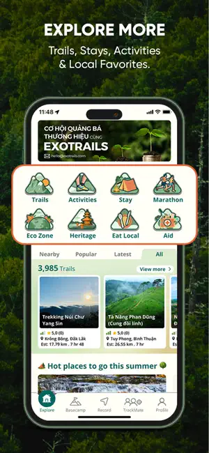 ExoTrails: Run, Trek & Camp iPhone screenshot 6