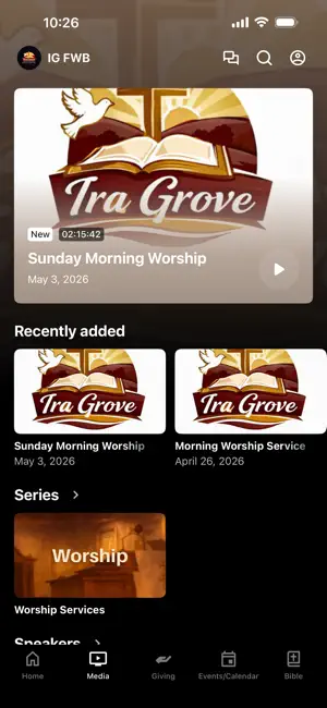 Ira Grove FWB Church screenshot 2