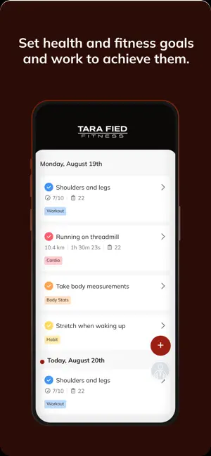 TARAFIED FITNESS TX screenshot 2