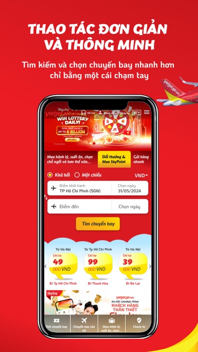 Screenshot #1 pour VietJet Air