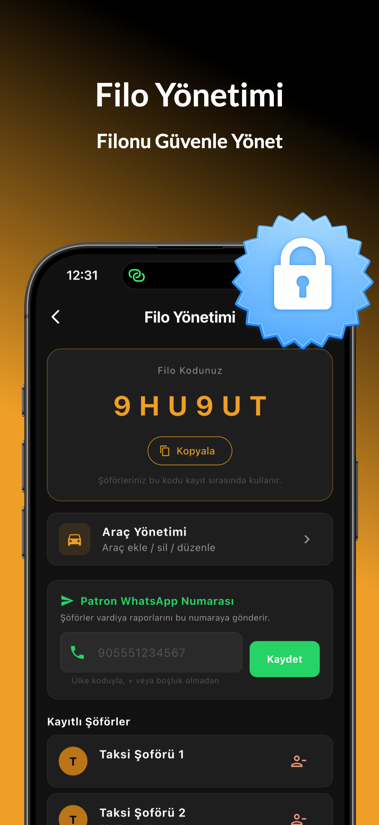 Şoför Vardiya Takip screenshot 4