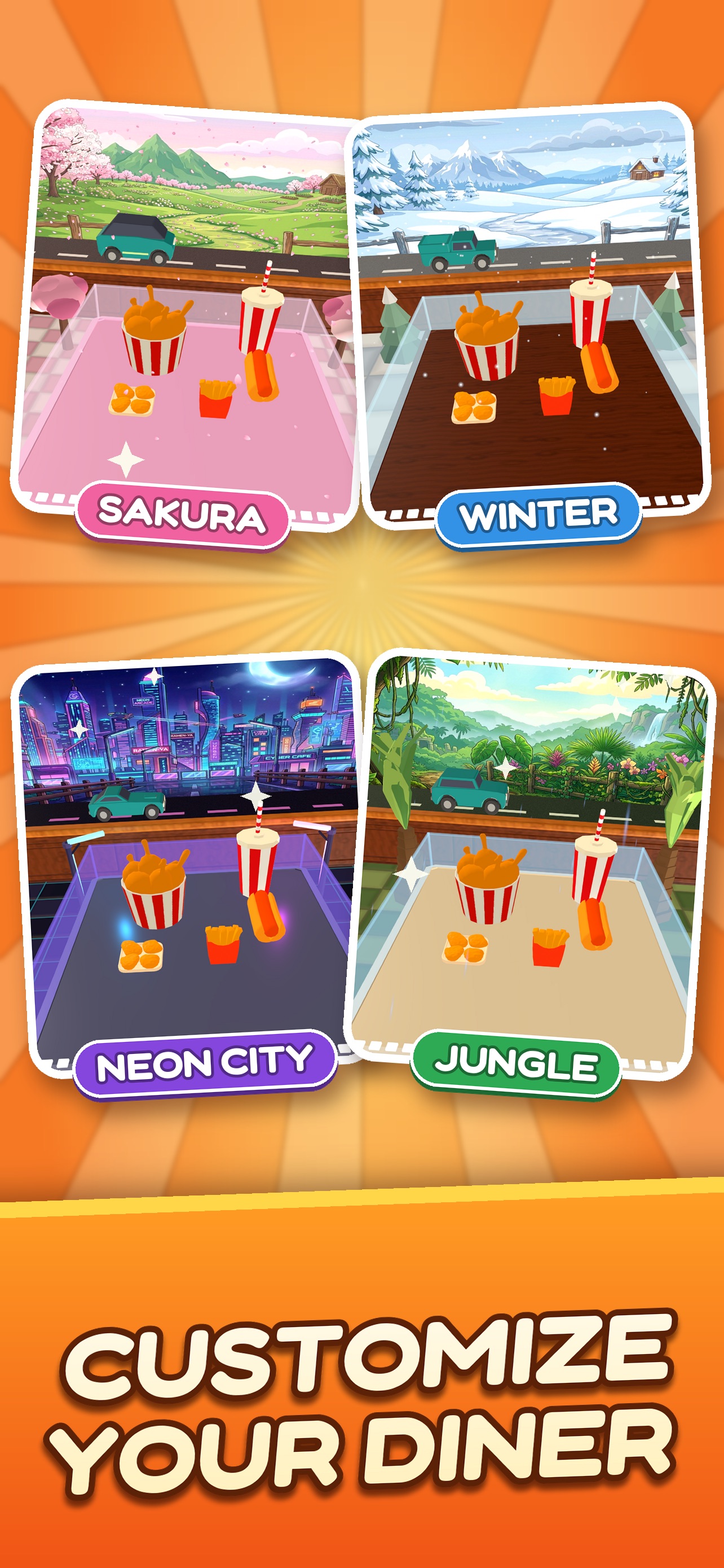 Screenshot 7 of Food Merge 3D: Snack Madness