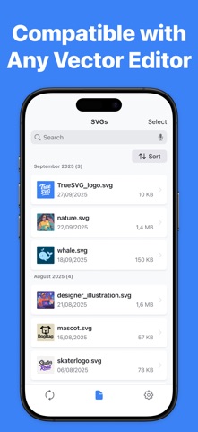 SVG Converter: TrueSVG iPhone screenshot