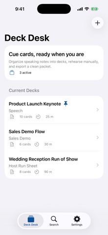 CueBinder Notes iPhone screenshot