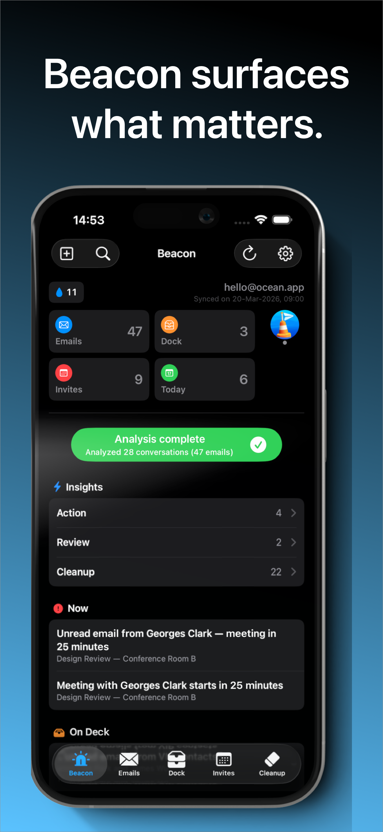 Ocean: Intelligence for Gmail screenshot 2