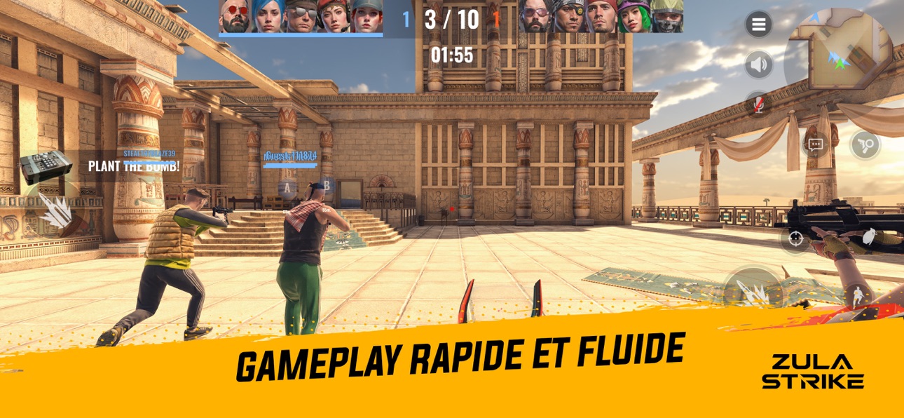 Zula Strike: Online FPS iOS Mod IPA screenshot 4 - iOS game interface
