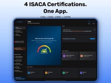 ISACA Certification Exam Prep iPad screenshot