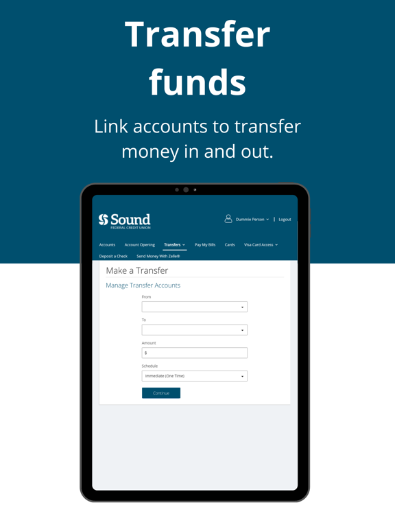 SFCU Mobile iPad screenshot 6 - Finance app