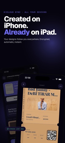FunTicket - custom tickets iPhone screenshot