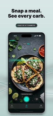CarbZen — AI Carb Scanner screenshot