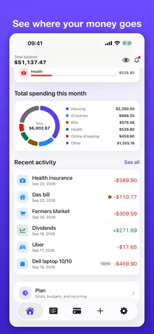 Recta: Money & Household screenshot 2