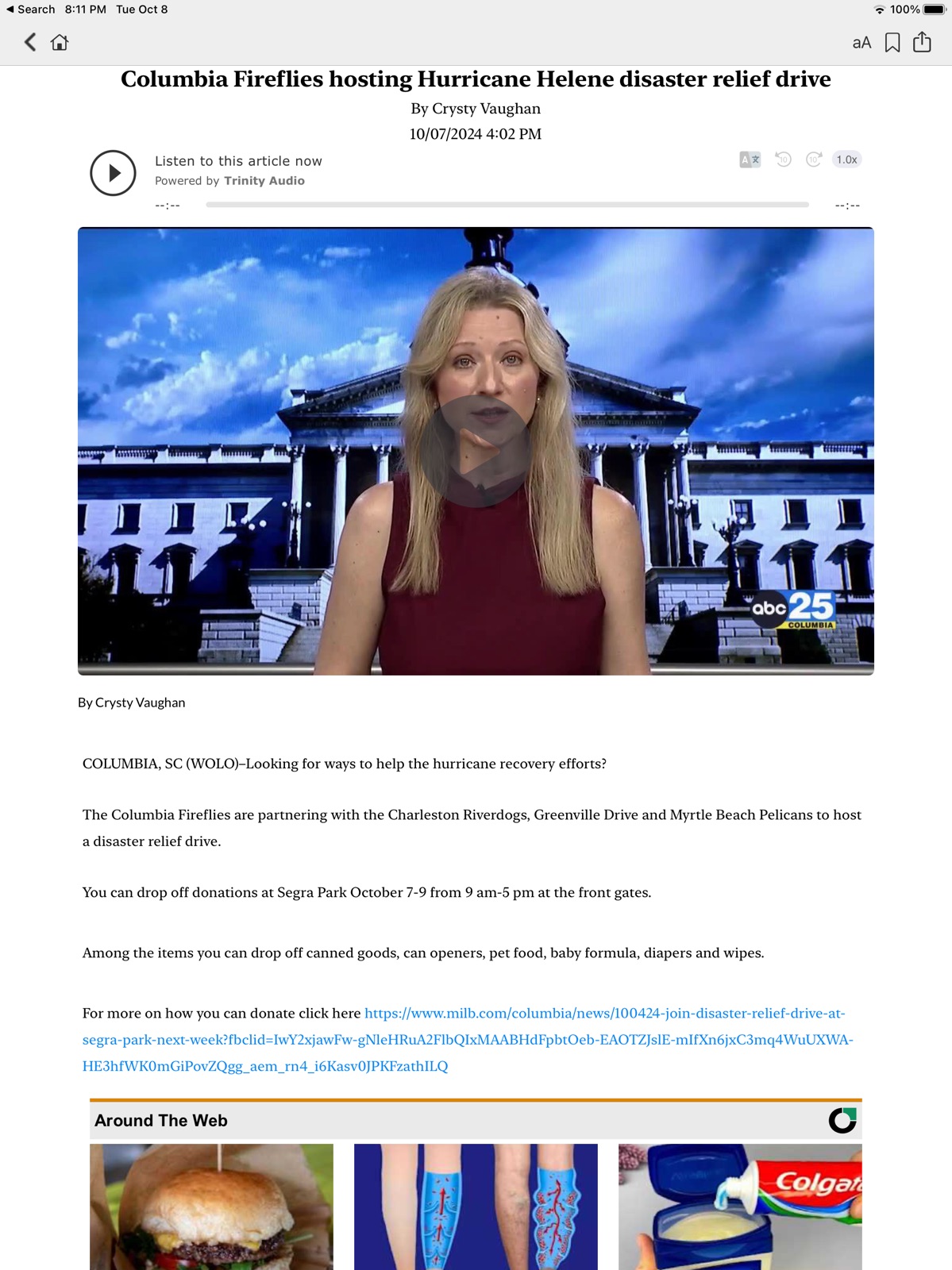 ABC Columbia ipad screenshot 4