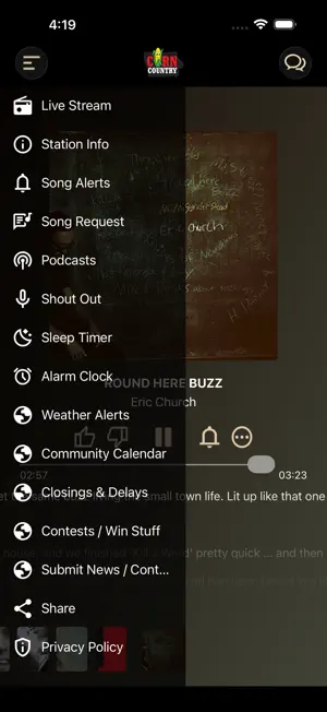 106.5 Corn Country screenshot 2