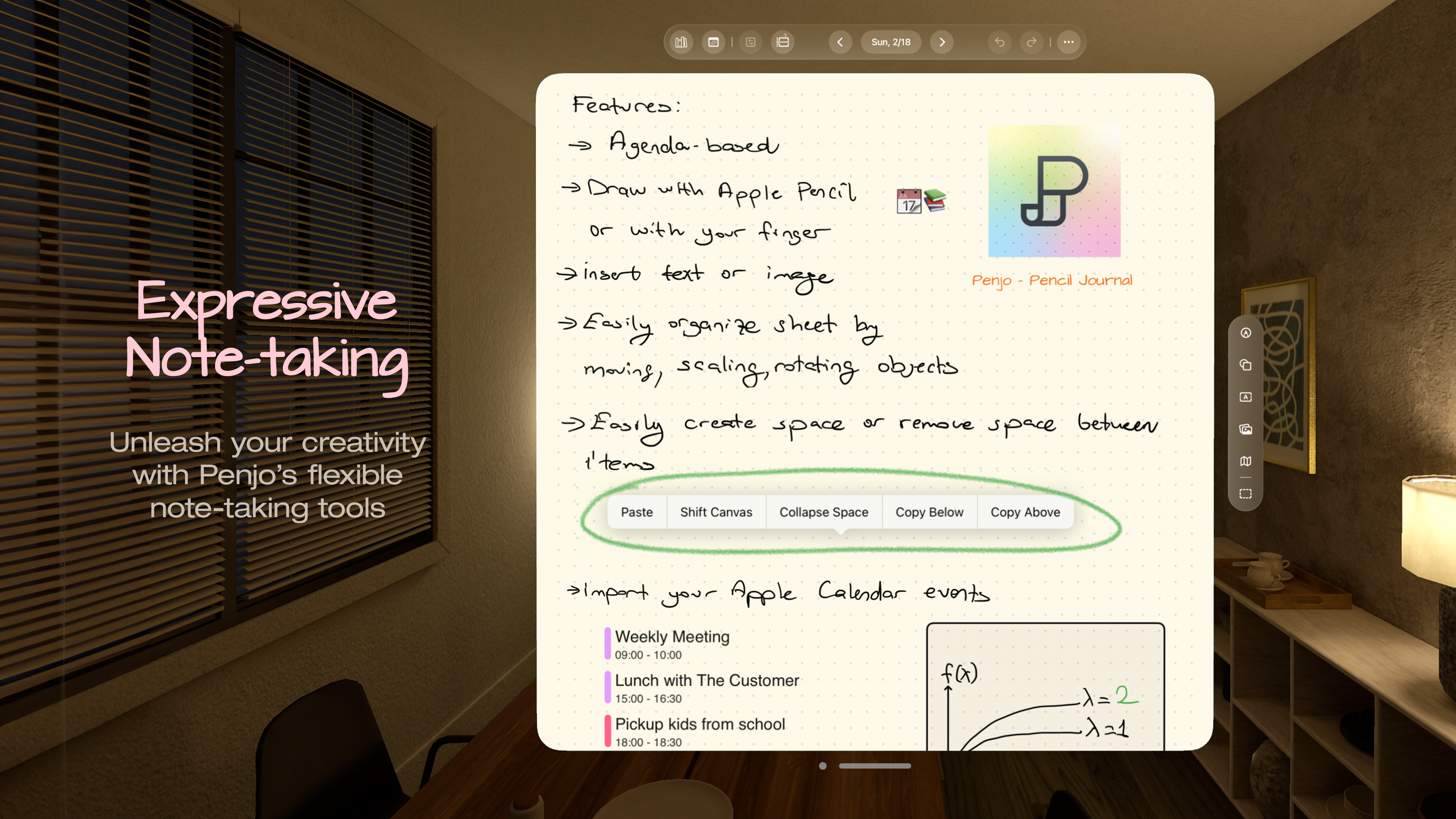 Penjo: Pencil Journal, Planner screenshot 22