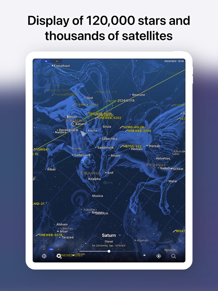 #3. Starry Map (iOS) بواسطة: Noriyoshi Tsunashima